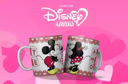 vectores plantilas AMOR,SAN VALENTIN,DISNEY,FESTEJO,MICKEY MOUSE,